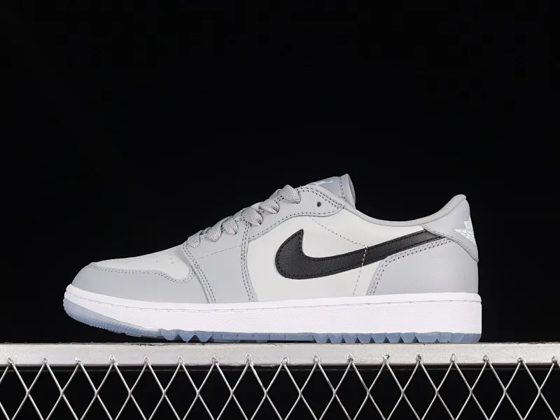 All categories Air Jordan Jordan series basketball shoes Air Jordan 1 Low G version pure original Air Jordan 1 Low Golf AJ1 Joe 1 new golf version Wolf gray color DD9315-002